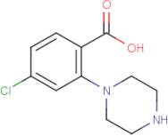 4-Chloro-2-piperazinobenzoic acid