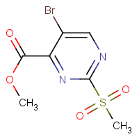 Methyl 5-Bromo-2-(methylsulfonyl)-4-pyrimidinecarboxylate