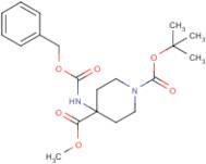 Methyl 1-Boc-4-(Cbz-amino)piperidine-4-carboxylate