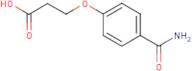 3-(4-Carbamoylphenoxy)propionic acid