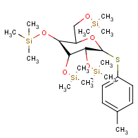 (2S,3R,4R,5S)-2-(p-Tolylthio)-3,4,5-tri(trimethylsilyloxy)-6-[(trimethylsilyloxy)methyl]tetrahyd...