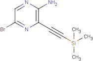 5-Bromo-3-[(trimethylsilyl)ethynyl]pyrazin-2-amine