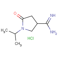 1-Isopropyl-2-oxopyrrolidine-4-carboxamidine hydrochloride