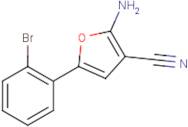 2-Amino-5-(2-bromophenyl)furan-3-carbonitrile