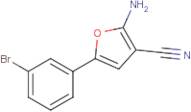 2-Amino-5-(3-bromophenyl)furan-3-carbonitrile
