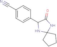 4-(3-Oxo-1,4-diazaspiro[4.4]non-2-yl)benzonitrile