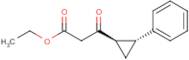 Ethyl trans-3-Oxo-3-(2-phenylcyclopropyl)propanoate