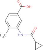 3-[(Cyclopropylcarbonyl)amino]-4-methylbenzoic acid