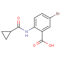 5-Bromo-2-[(cyclopropylcarbonyl)amino]benzoic acid