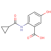 2-[(Cyclopropylcarbonyl)amino]-5-hydroxybenzoic acid