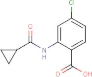 4-Chloro-2-[(cyclopropylcarbonyl)amino]benzoic acid