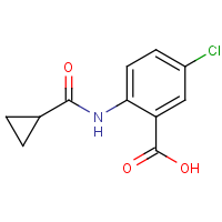 5-Chloro-2-[(cyclopropylcarbonyl)amino]benzoic acid