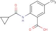 2-[(Cyclopropylcarbonyl)amino]-5-methylbenzoic acid