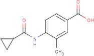 4-[(Cyclopropylcarbonyl)amino]-3-methylbenzoic acid