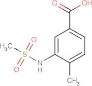 4-Methyl-3-(methylsulfonamido)benzoic acid