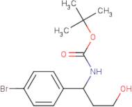 3-(Boc-amino)-3-(4-bromophenyl)-1-propanol