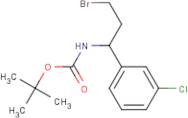 1-(Boc-amino)-3-bromo-1-(3-chlorophenyl)propane