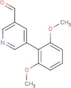 5-(2,6-Dimethoxyphenyl)-3-pyridinecarbaldehyde