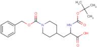 3-(1-Cbz-4-piperidyl)-2-(Boc-amino)propanoic acid