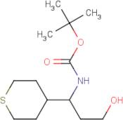 3-(Boc-amino)-3-(4-tetrahydrothiopyranyl)-1-propanol