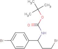 1-(Boc-amino)-3-bromo-1-(4-bromophenyl)propane