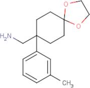 [8-(3-Methylphenyl)-1,4-dioxaspiro[4.5]dec-8-yl]methylamine