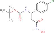 3-(Boc-amino)-3-(4-chlorophenyl)-N-hydroxypropanamide