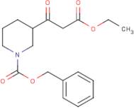 Ethyl 3-Oxo-3-(1-Cbz-3-piperidyl)propanoate