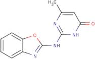 2-(2-Benzoxazolylamino)-6-methylpyrimidin-4(3H)-one