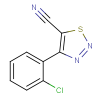 4-(2-Chlorophenyl)-1,2,3-thiadiazole-5-carbonitrile