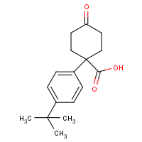 1-(4-tert-Butylphenyl)-4-oxocyclohexanecarboxylic acid