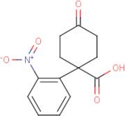 1-(2-Nitrophenyl)-4-oxocyclohexanecarboxylic acid