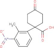 1-(2-Methyl-3-nitrophenyl)-4-oxocyclohexanecarboxylic acid