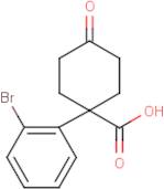 1-(2-Bromophenyl)-4-oxocyclohexanecarboxylic acid