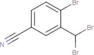 4-Bromo-3-(dibromomethyl)benzonitrile