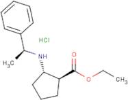 Ethyl (1S,2S)-2-[[(S)-1-phenylethyl]amino]cyclopentanecarboxylate hydrochloride