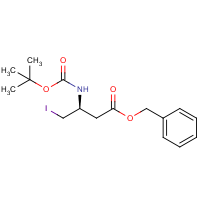 Benzyl (S)-3-(Boc-amino)-4-iodobutanoate