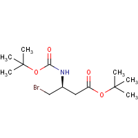 tert-Butyl (S)-3-(Boc-amino)-4-bromobutanoate