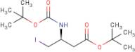 tert-Butyl (S)-3-(Boc-amino)-4-iodobutanoate