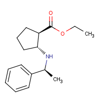 Ethyl (1R,2R)-2-[[(S)-1-Phenylethyl]amino]cyclopentanecarboxylate