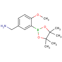 5-(Aminomethyl)-2-methoxyphenylboronic acid Pinacol Ester