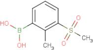 2-Methyl-3-(methylsulfonyl)phenylboronic acid