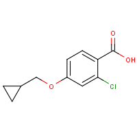 2-Chloro-4-(cyclopropylmethoxy)benzoic acid