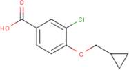 3-Chloro-4-(cyclopropylmethoxy)benzoic acid