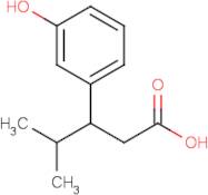 3-(3-Hydroxyphenyl)-4-methylpentanoic acid