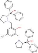 2,6-Bis[[(R)-2-[hydroxy(diphenyl)methyl]-1-pyrrolidinyl]methyl]-4-methylphenol