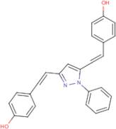 4,4'-[(1-Phenylpyrazole-3,5-diyl)bis(ethene-2,1-diyl)]diphenol