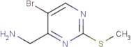 4-(Aminomethyl)-5-bromo-2-(methylthio)pyrimidine