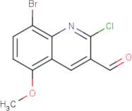 8-Bromo-2-chloro-5-methoxyquinoline-3-carbaldehyde