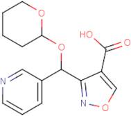 3-[(3-Pyridyl)[(2-tetrahydropyranyl)oxy]methyl]isoxazole-4-carboxylic acid